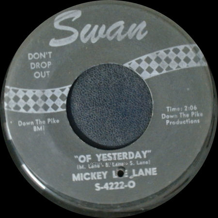 Mickey Lee Lane - Hey Sah-Lo-Ney / Of Yesterday side B
