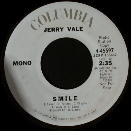 Jerry Vale - Smile / All I Ever Wanted side A