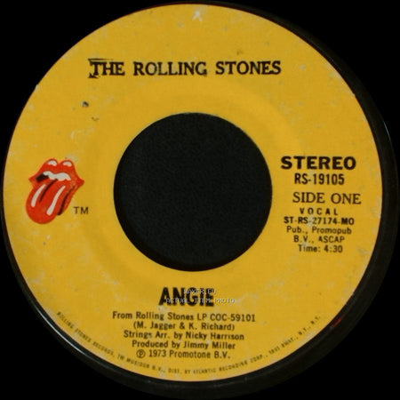 The Rolling Stones - Angie / Silver Train side A