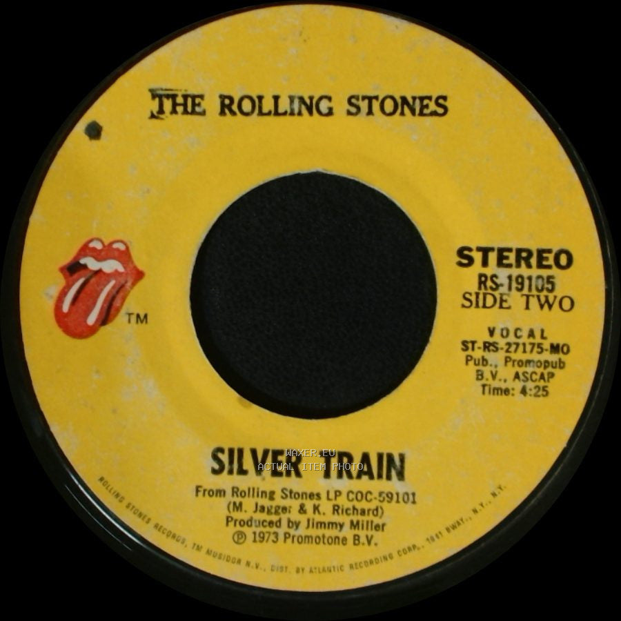 The Rolling Stones - Angie / Silver Train side B