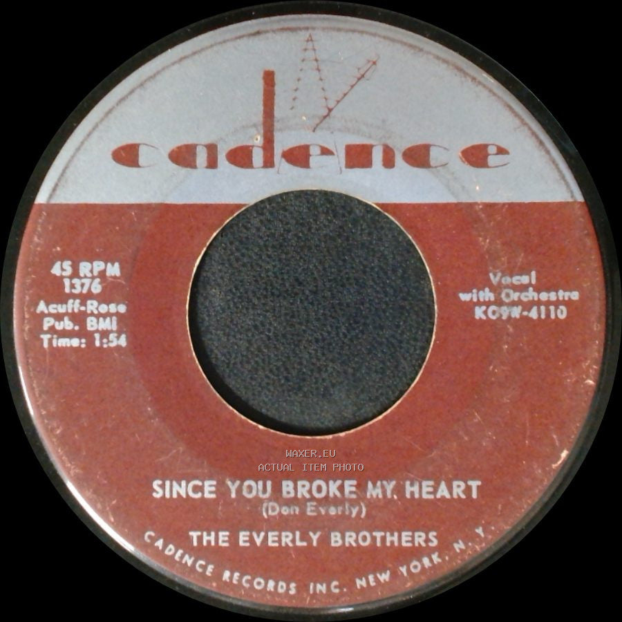 The Everly Brothers - Since You Broke My Heart / Let It Be Me side A