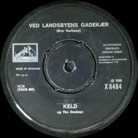 Keld Og The Donkeys - Spring Ud! (Get That Feeling) / Ved Landsbyens Gadekær (Bror Karlsson) side B