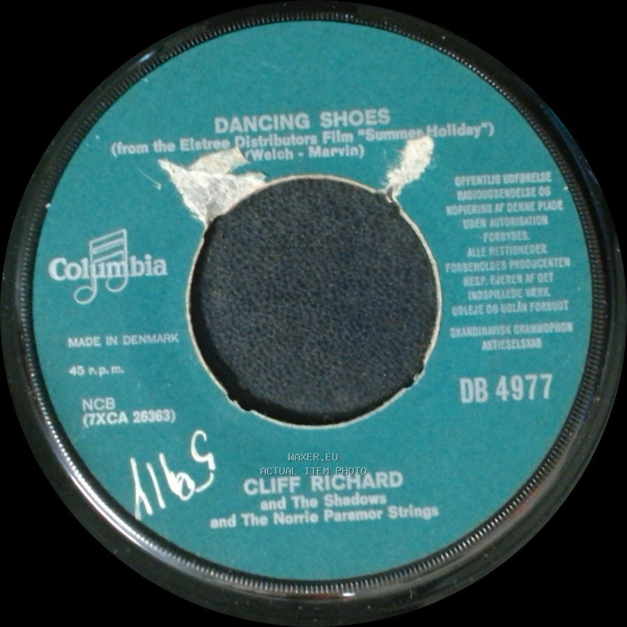 Cliff Richard And The Shadows And The Norrie Paramor Strings - Dancing Shoes / Summer Holiday side A
