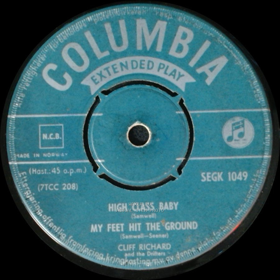 Cliff Richard And The Drifters - High Class Baby / My Feet Hit The Ground / Move It / Schoolboy Crush side A