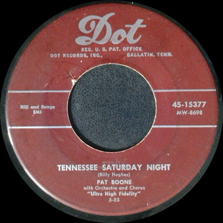 Pat Boone - Tennessee Saturday Night / Ain't That A Shame side A