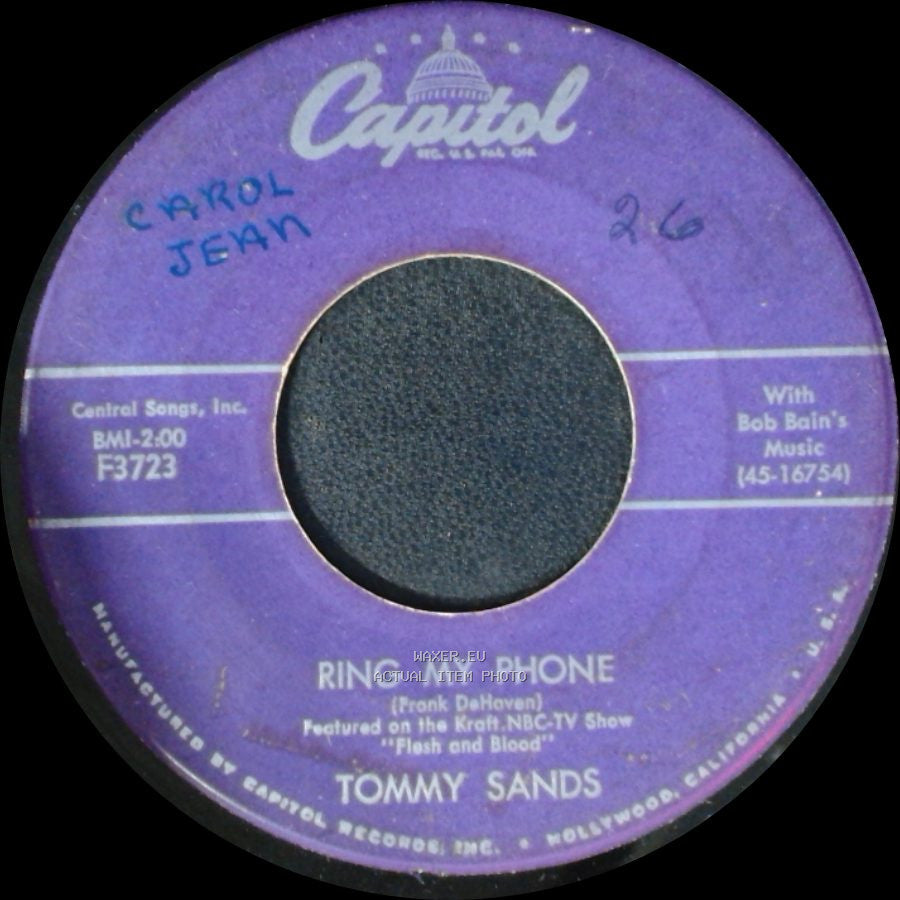 Tommy Sands - Ring My Phone / Goin' Steady side A