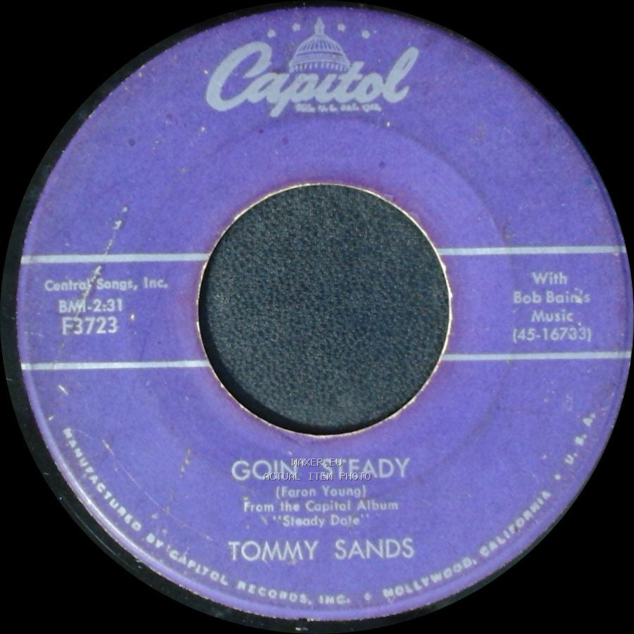 Tommy Sands - Ring My Phone / Goin' Steady side B