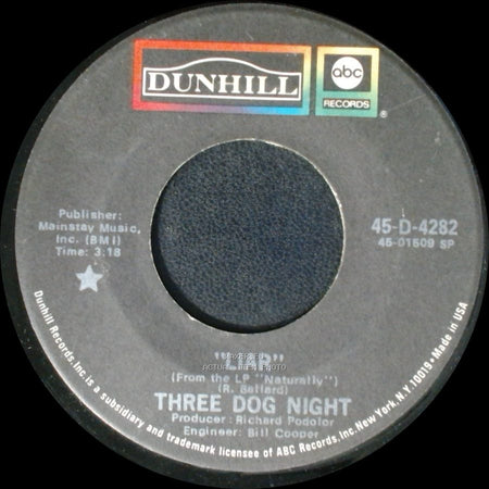 Three Dog Night - Can't Get Enough Of It / Liar side B