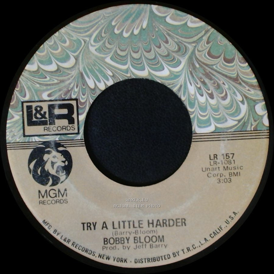 Bobby Bloom - Montego Bay / Try A Little Harder side B
