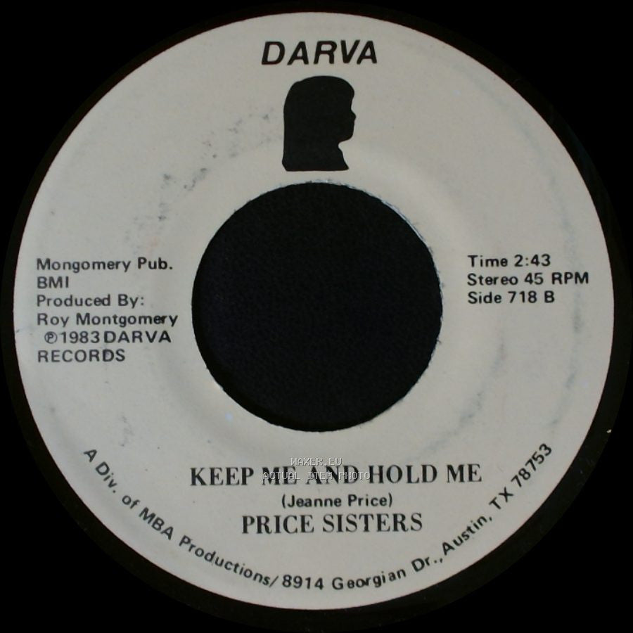 Price Sisters - Love Passing In The Night / Keep Me And Hold Me side B