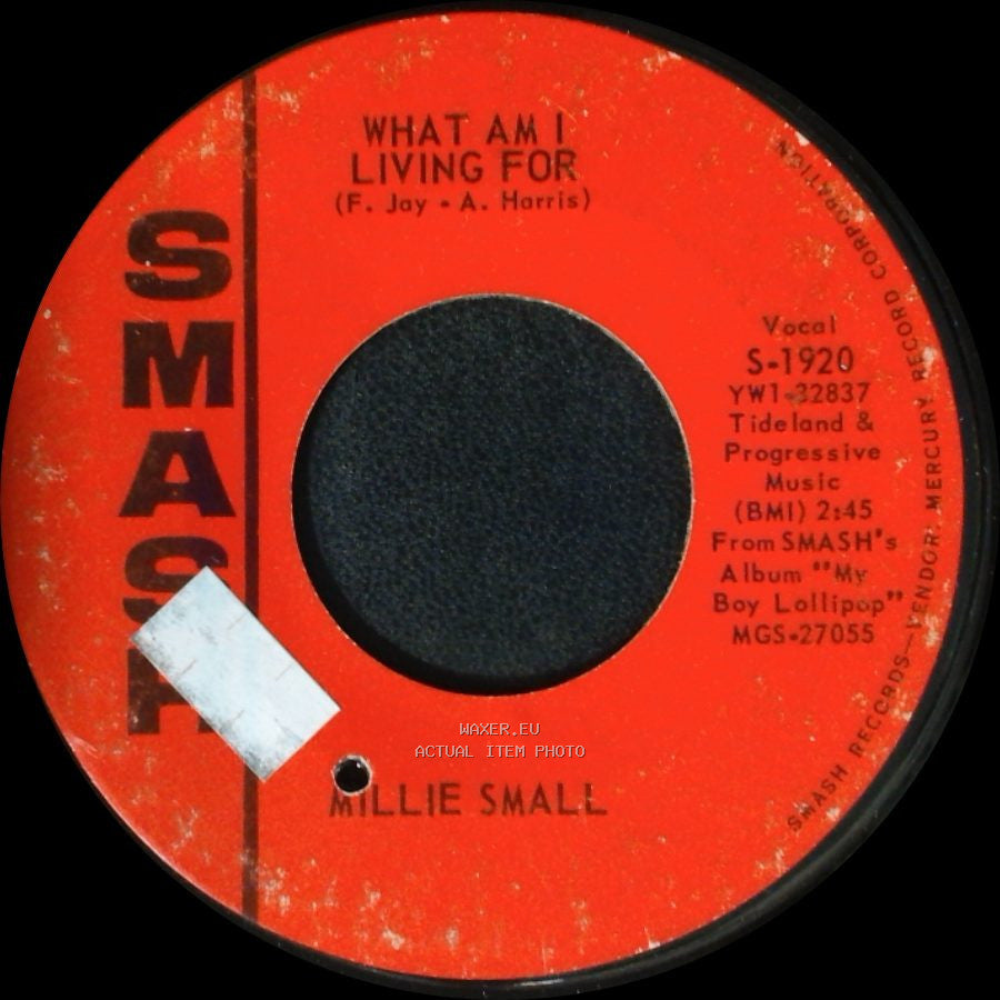 Willie Small / Millie Small - Sweet William / What Am I Living For side B