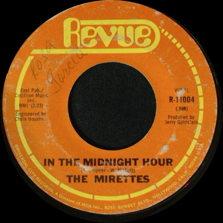 The Mirettes - In The Midnight Hour / To Love Somebody side A
