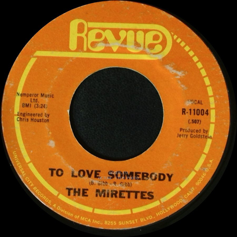 The Mirettes - In The Midnight Hour / To Love Somebody side B