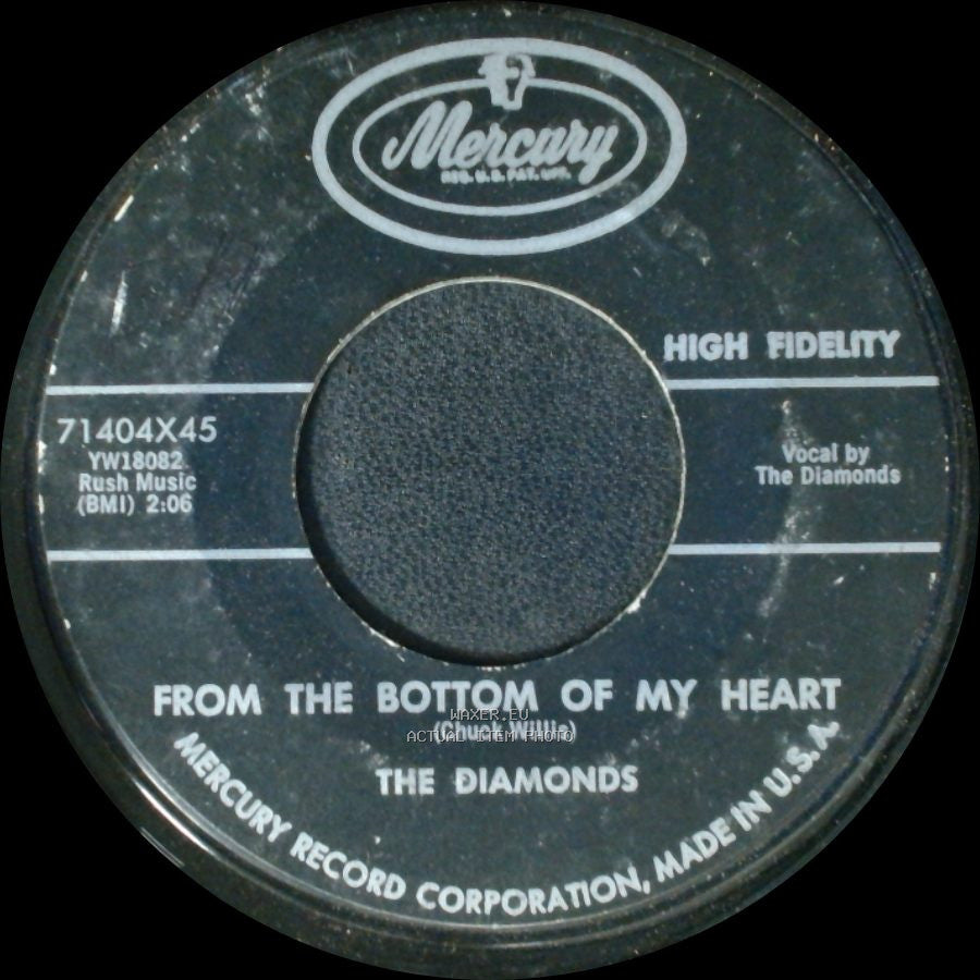 The Diamonds - From The Bottom Of My Heart / She Say (Oom Dooby Doom) side A