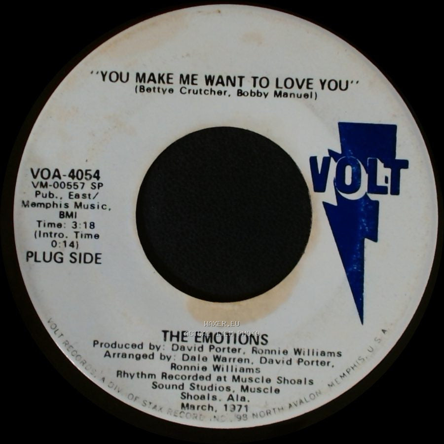 The Emotions - What You See Is What You Get / You Make Me Want To Love You side B