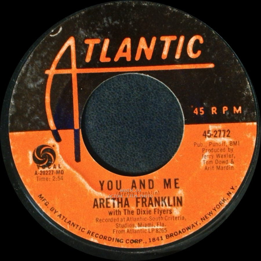 Aretha Franklin - Border Song (Holy Moses) / You And Me side B