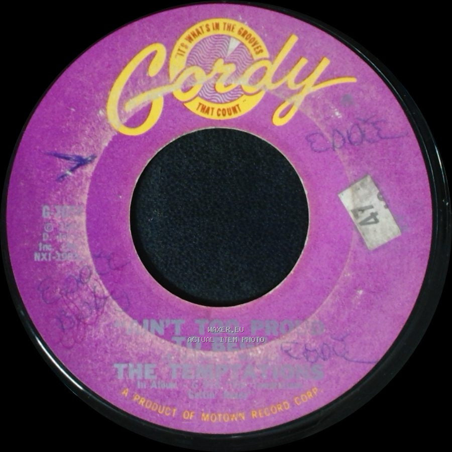 The Temptations - Ain't Too Proud To Beg / You'll Lose A Precious Love side A