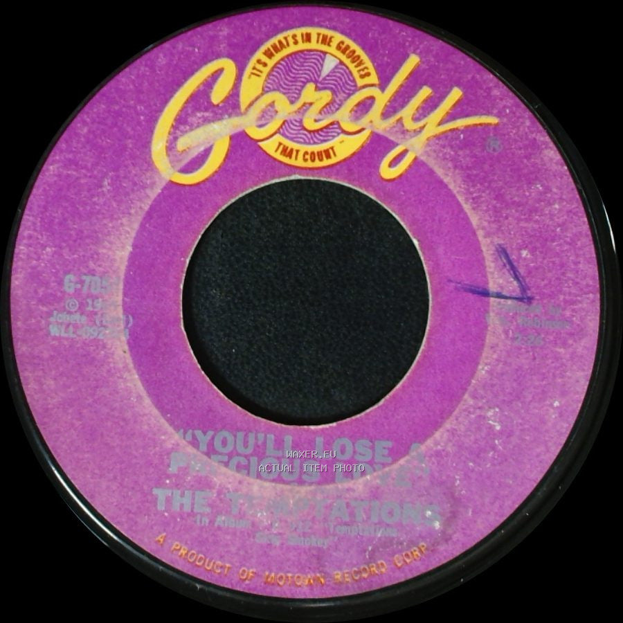 The Temptations - Ain't Too Proud To Beg / You'll Lose A Precious Love side B