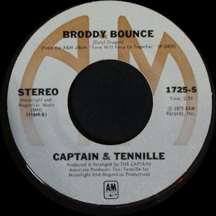 Captain & Tennille - Broddy Bounce / The Way I Want To Touch You side A