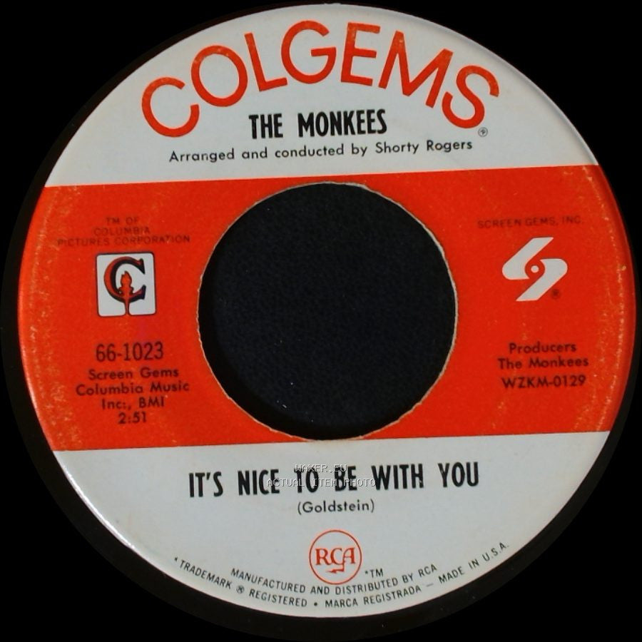 The Monkees - D. W. Washburn / It's Nice To Be With You side B