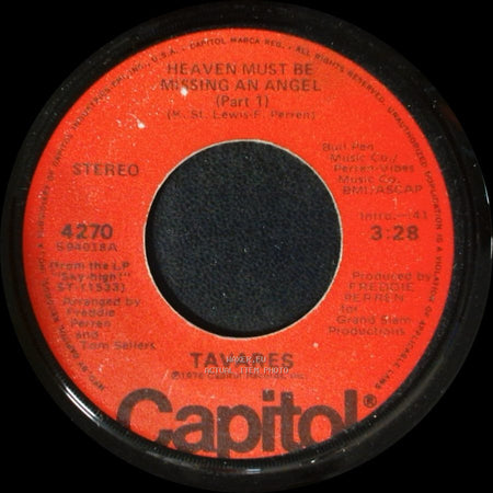 Tavares - Heaven Must Be Missing An Angel (Part 1) / Heaven Must Be Missing An Angel (Part 2) side A