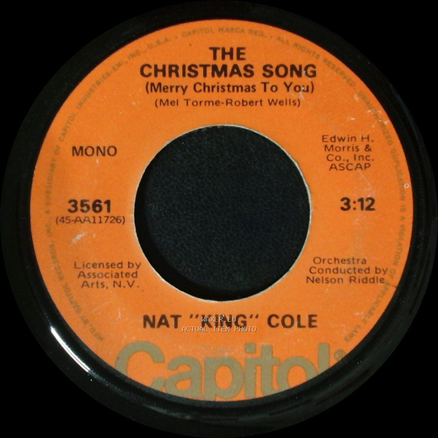 Nat "King" Cole - The Little Boy That Santa Claus Forgot / The Christmas Song (Merry Christmas To You) side B