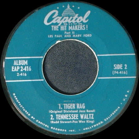 Les Paul And Mary Ford - The Hit Makers! Part Ii / The Hit Makers! Part Ii side B