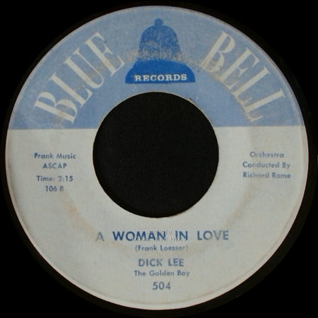 Dick Lee - All I Want Is A Chance / Woman In Love side B