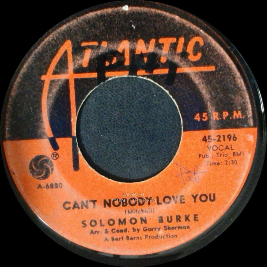 Solomon Burke - Stupidity / Cant Nobody Love You side B