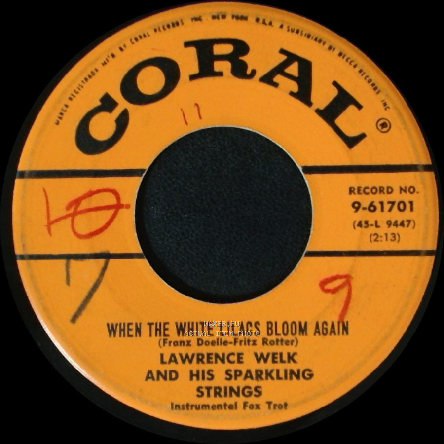 Lawrence Welk And His Sparkling Strings - Tonight You Belong To Me / When The White Lilacs Bloom Again side B