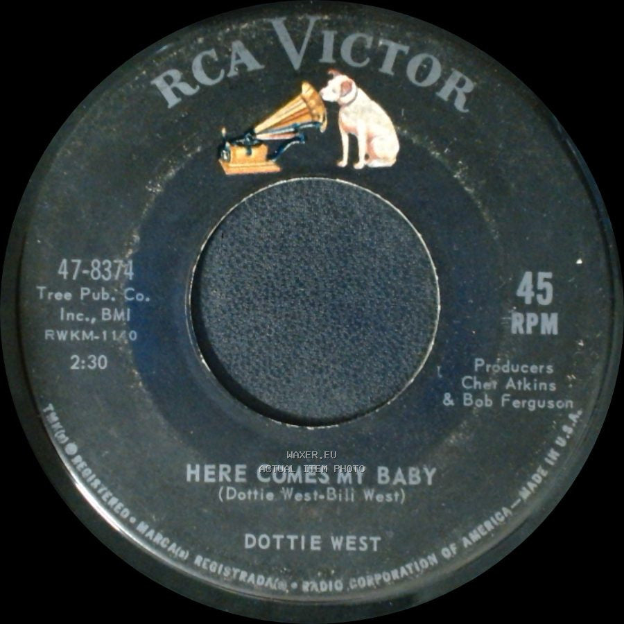 Dottie West - (How Can I Face) These Heartaches Alone / Here Comes My Baby side B