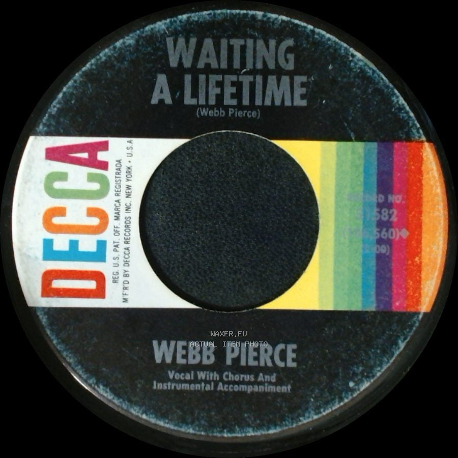 Webb Pierce - Love Come To Me / Waiting A Lifetime side B
