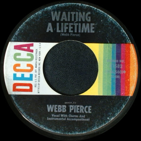 Webb Pierce - Love Come To Me / Waiting A Lifetime side B