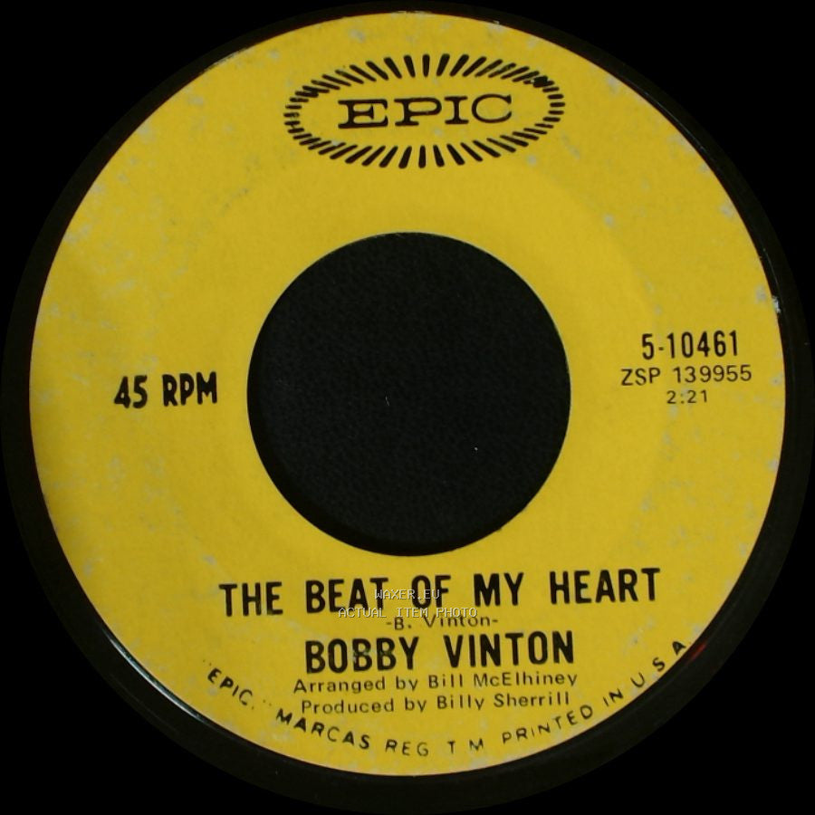 Bobby Vinton - The Beat Of My Heart / To Know You Is To Love You side A