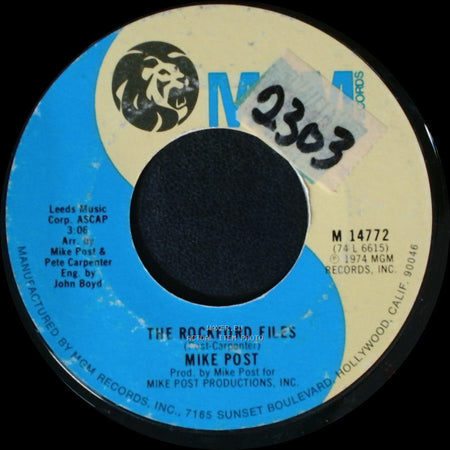 Mike Post - The Rockford Files / Dixie Lullabye side A