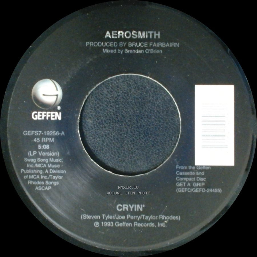 Aerosmith - Walk On Down / Cryin' side B
