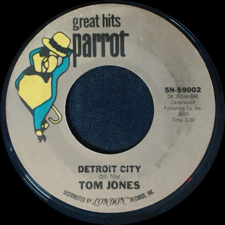 Tom Jones - Detroit City / Green, Green Grass Of Home side A