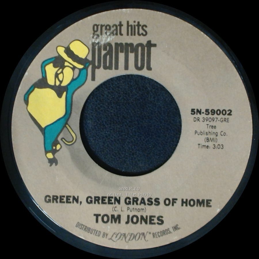 Tom Jones - Detroit City / Green, Green Grass Of Home side B