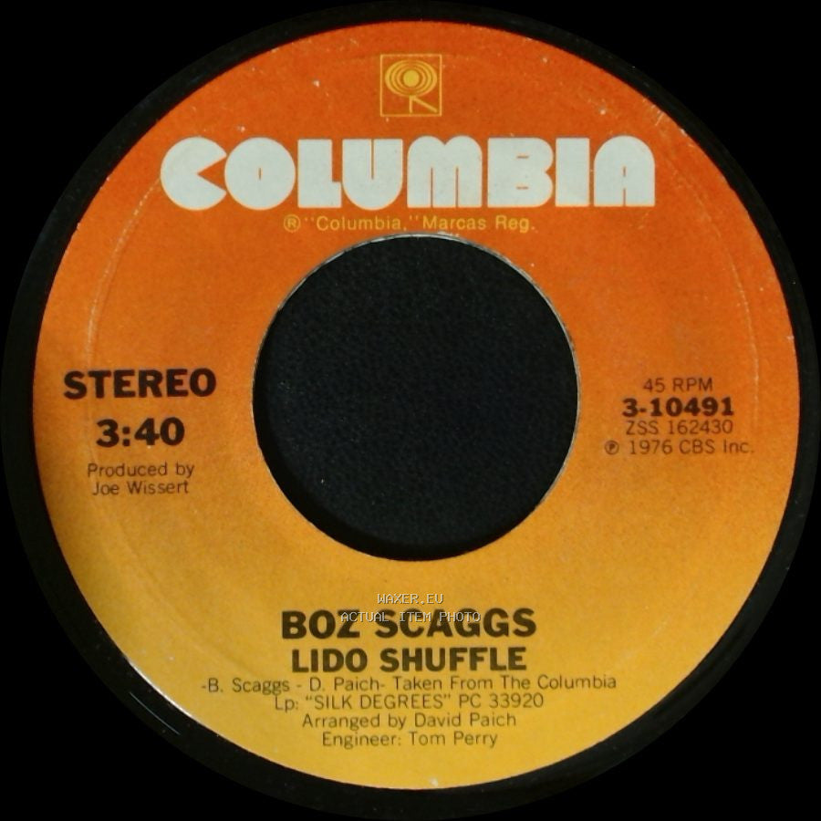 Boz Scaggs - We're All Alone / Lido Shuffle side B