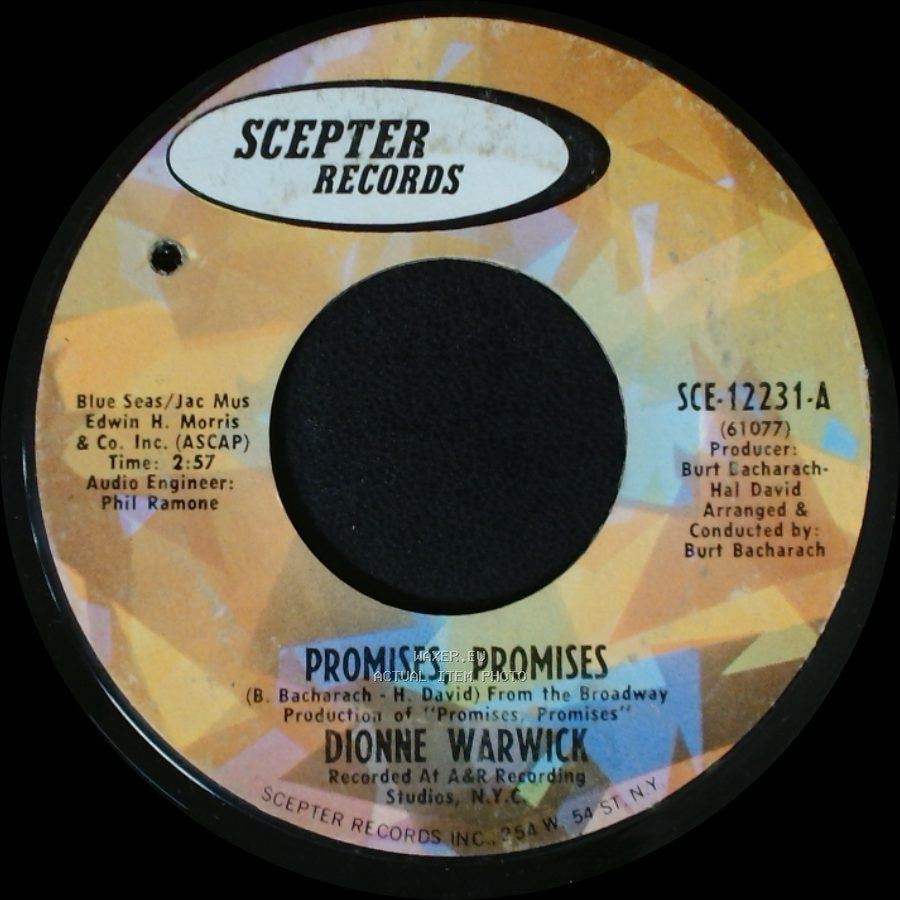 Dionne Warwick - Promises, Promises / Whoever You Are, I Love You side A