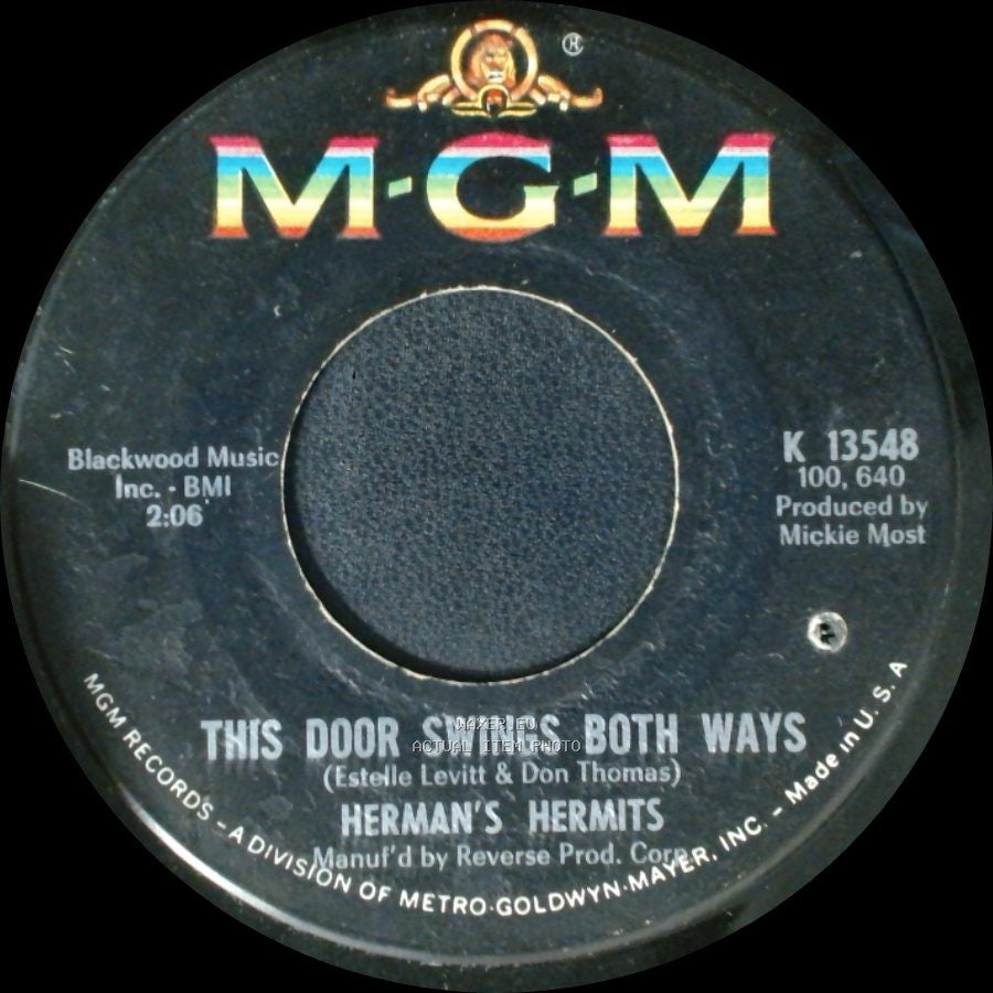 Herman's Hermits - This Door Swings Both Ways / For Love side A