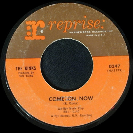 The Kinks - Come On Now / Tired Of Waiting For You side A