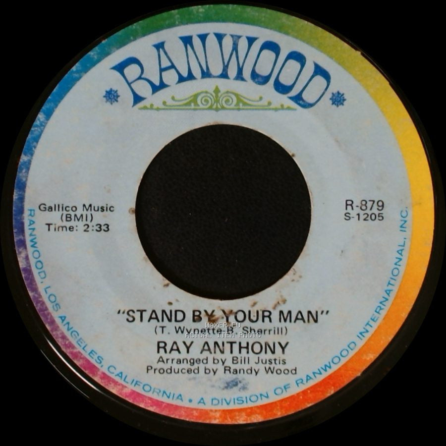 Ray Anthony - Stand By Your Man / Are You Sincere side A