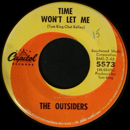 The Outsiders - Was It Really Real / Time Won't Let Me side B