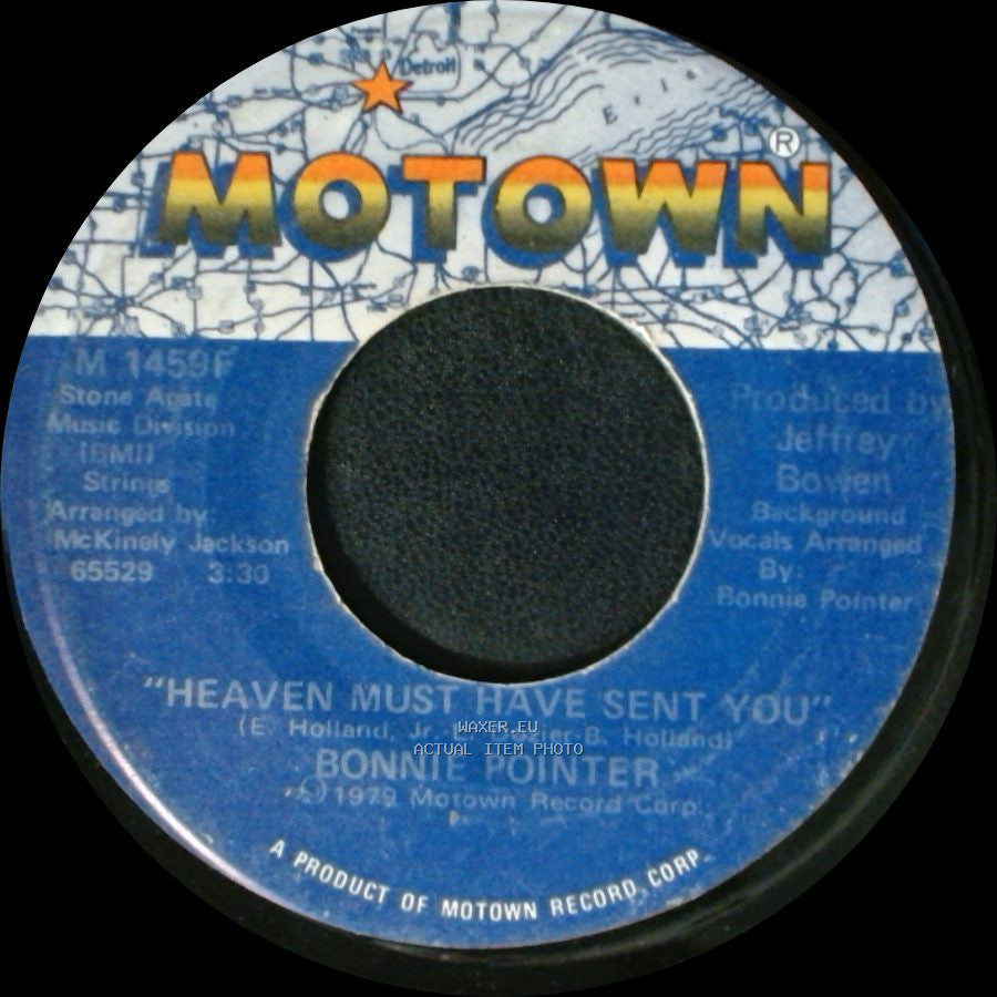Bonnie Pointer - Heaven Must Have Sent You (Lp Version) / Heaven Must Have Sent You side B
