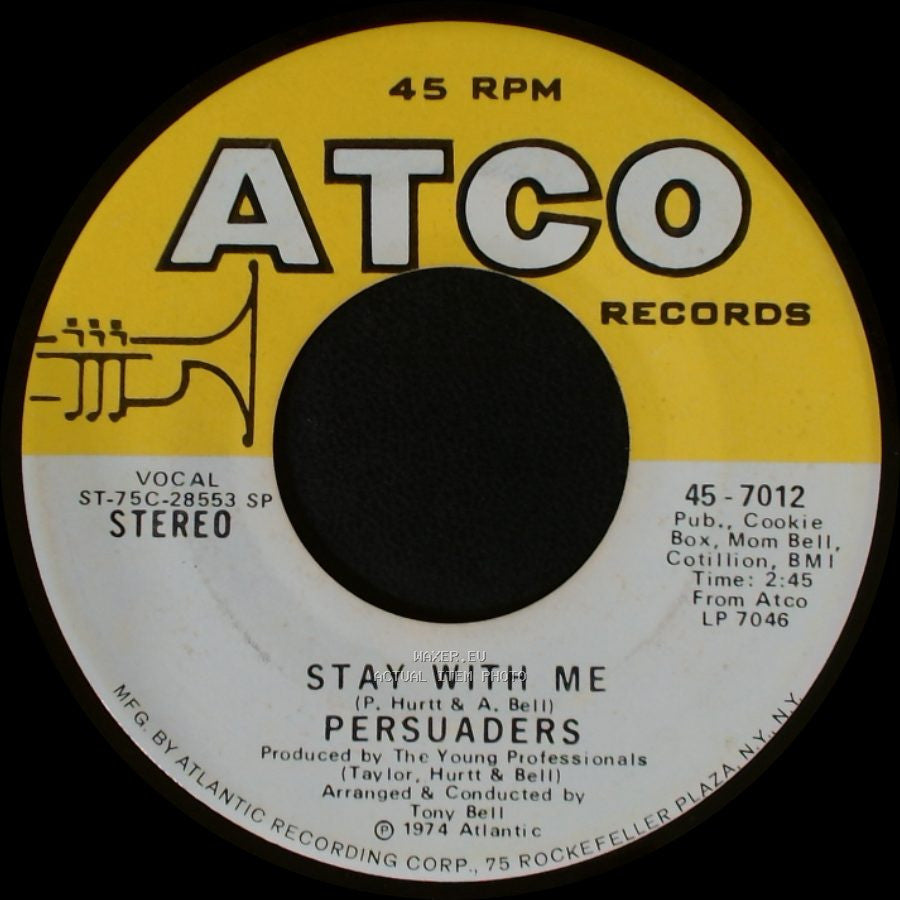 Persuaders - Stay With Me / I've Been Through This Before side A