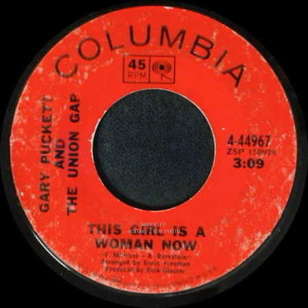 Gary Burkett And The Union Gap / Gary Puckett And The Union Gap - His Other Woman / This Girl Is A Woman Now side B