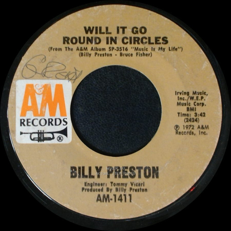 Billy Preston - Will It Go Round In Circles / Blackbird side A