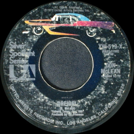 Don Mclean - Vincent / Dreidel side B