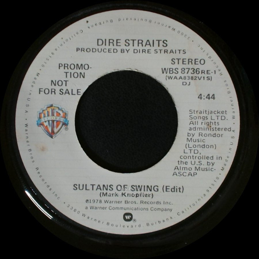 Dire Straits - Sultans Of Swing (Long Version) / Sultans Of Swing (Edit) side B